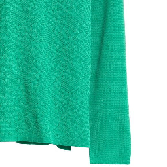 SCHAPIRA (Germany) Trevira Knit Keyhole Armseye Sweater : S - Picture 3 of 9